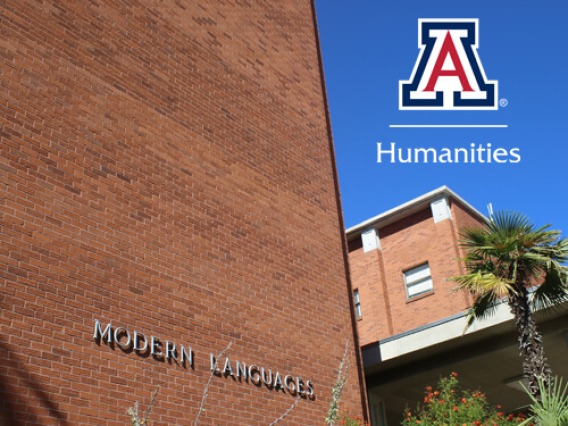 UA Humanities logo over a photo of Modern Languages building