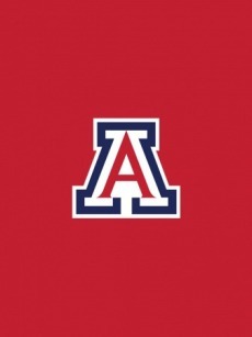 UA logo over red background